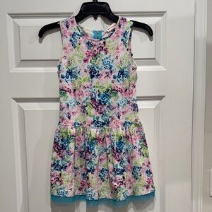 Floral Sleeveless Kids Dress